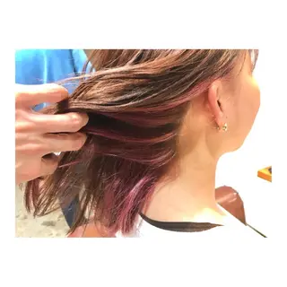 ミディアム カラー 竹嶌 健吾のヘアスタイル