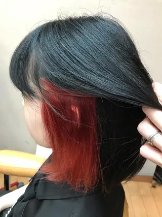 カラー 🌈派手ハイトーン 🌈平山のヘアスタイル