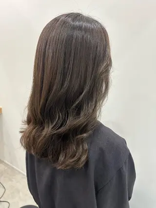 セミロング カラー ヘアセット/艶カラー 💐nao.のヘアスタイル