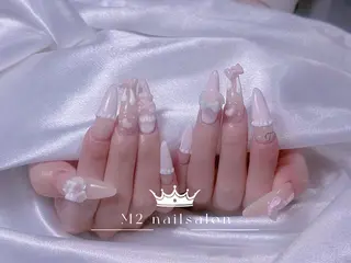 ネイル 長さだし専門店 M2　rikaのネイルデザイン