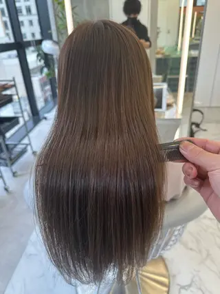 ロング Lond　luce心斎橋所属・✨縮毛矯正✨レイヤー ホウダカズヒロのヘアスタイル