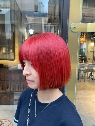 ショート カラー ヘアアレンジ 🌿透明感/レイヤー 🌿TATSUKIのヘアスタイル