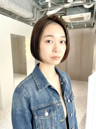 ショート カラー イサミ カズヒロのヘアスタイル