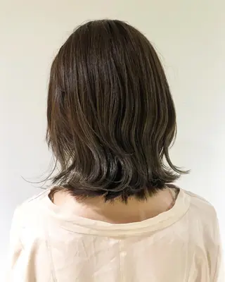 ミディアム カラー spooopy所属・🕊大垣 めぐみ🕊のヘアスタイル