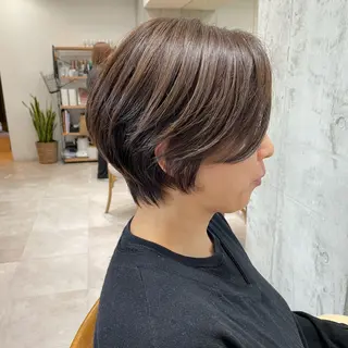 ショート カラー 堀江将太朗/恵比寿/ メンズカットのヘアスタイル