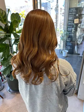 セミロング カラー 韓国風/オシャレ /縮毛矯正/滝口琴未のヘアスタイル