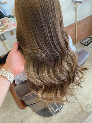 ロング カラー 美髪✨艶髪✨髪質改善 カラー特化❕亀島のヘアスタイル