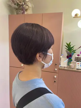 ショート カラー karin/インナー カラー/北名古屋市のヘアスタイル