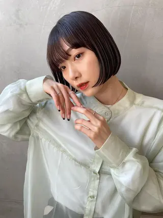ミディアム カラー 🫧透明感ヘア🫧 🧸竹花　彩希🧸のヘアスタイル