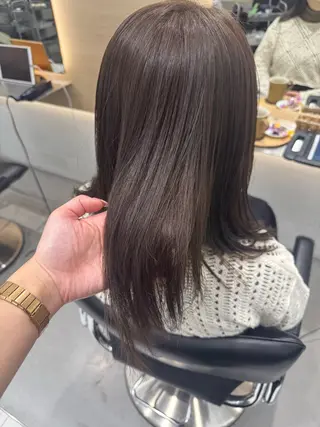 カラー ナカバチ ユイ🌼 Rizm greenのヘアスタイル