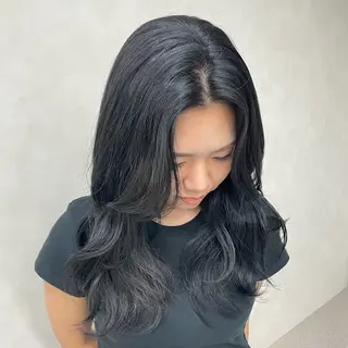 ロング KAHO 大阪カラーモデル募集のヘアスタイル