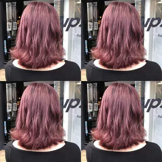 ミディアム カラー パーマ ヘアアレンジ 八巻 晴香のヘアスタイル