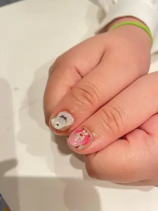 ネイル 束感まつ毛/ネイル/ LED♥KIRARAのマツエク・マツパデザイン