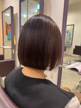 ミディアム シャンプーボーイセントラル所属・ミウラフウキ 髪質改善のヘアスタイル