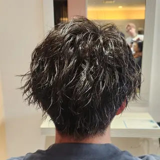 パーマ メンズ 暖色カラー/髪質改善 /メンズ🧡莉南のヘアスタイル