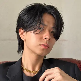 ミディアム メンズ 【池袋店 店長】伊藤 昂樹/曲がる縮毛矯正のヘアスタイル