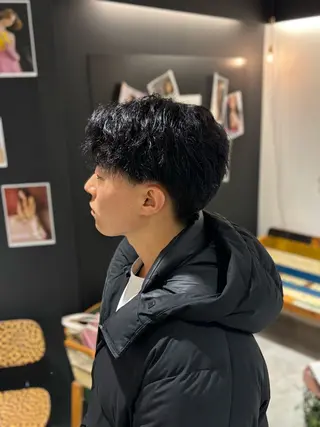 カラー メンズ 菅原 佑月のヘアスタイル