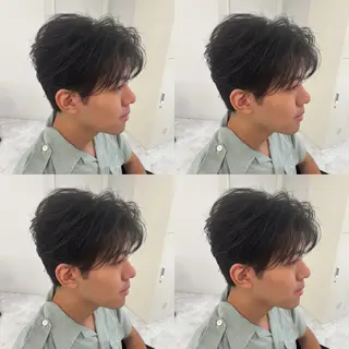 ショート パーマ メンズ 【メンズ特化】 AITOKYO 七虹のヘアスタイル