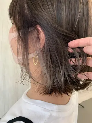 ミディアム カラー ROW町田★ 船木のヘアスタイル