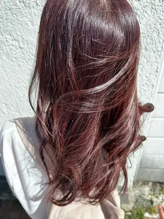 セミロング カラー 永木 楓のヘアスタイル