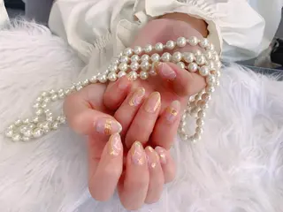 ネイル ネイルサロンAiri 長さ出し·シンプルのネイルデザイン