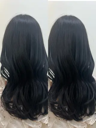 カラー 🎀韓国風レイヤー/ 切りっぱなしボブ🎀のヘアスタイル