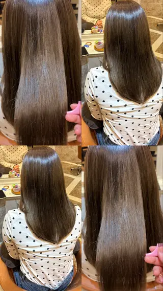 セミロング GRITTERs所属・岸 風花のヘアスタイル