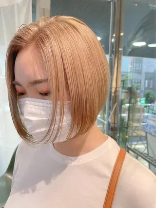 ショート カラー 💖デザインカラー/ タダ ハナカ💖のヘアスタイル