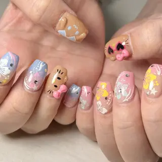 ネイル 【Yappy🌈】 💖P-tanaのネイルデザイン
