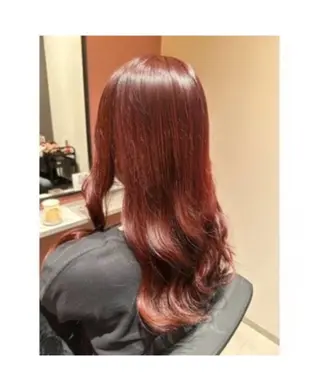 ロング カラー 梶 瑞希のヘアスタイル