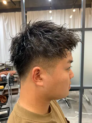 ショート CECIL hair なんば店所属・メンズパーマ 艶髪☆店長☆有馬のヘアスタイル