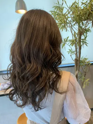 ミディアム カラー 名古屋／デザイン／ ブリーチ/松井亮磨のヘアスタイル