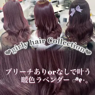 ロング カラー ヘアアレンジ 💗トレンドモテヘア Natsumi 💗のヘアスタイル