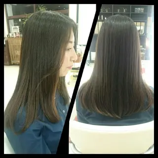 セミロング ｷﾝｼﾞｮｳ ｴﾅﾐのヘアスタイル