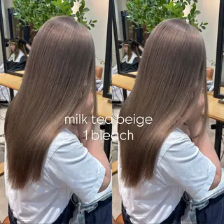 カラー 🎗️ブリーチ 🎗️ダブルカラーのヘアスタイル