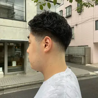 パーマ メンズ 西村 友佑のヘアスタイル