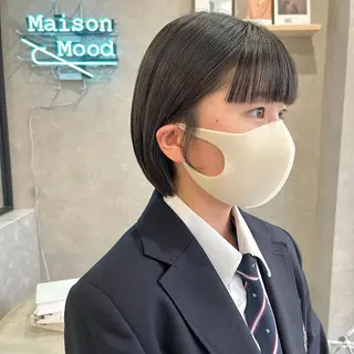ミディアム mood tatemachiのヘアスタイル