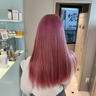 ロング カラー ヘアアレンジ THE BALM💞 松井のマツエク・マツパデザイン