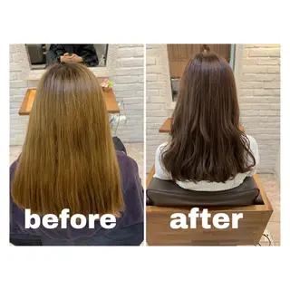 ロング カラー ヘアアレンジ SHANTi 飯塚 ヘアセット/髪質改善のヘアスタイル