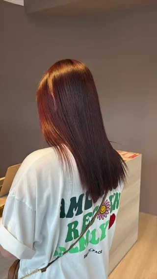 セミロング カラー 岐阜/各務原 スタイリスト🎀のヘアスタイル