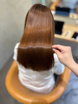 髪質改善/縮毛矯正 堂下寧音のヘアスタイル