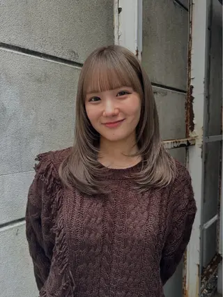 セミロング RUNA⭐️レイヤー /ボブ/似合わせ⭐️のヘアスタイル