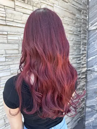 ロング カラー 縮毛矯正/パーマ /艶髪/赤松❄️のヘアスタイル