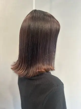 ミディアム K Harukaのヘアスタイル