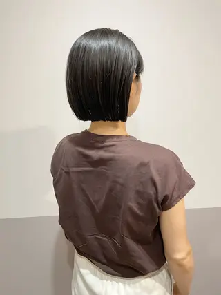 ショート カラー ボブ/ミニボブ/ 立河今日子のヘアスタイル