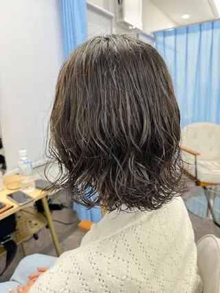 ミディアム パーマ TELAHAIR 副代表　菊池謙のヘアスタイル