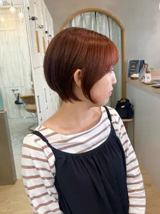 ショート オリーブベージュ/シ ョートボブたまき🧡のヘアスタイル