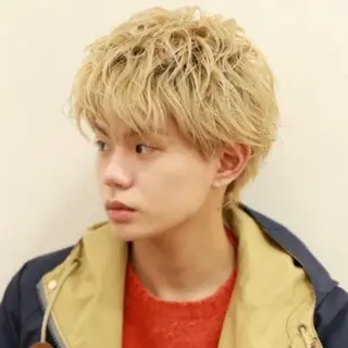 メンズ 黒染め剥がし/ 黒髪卒業ヘア💫涼介のヘアスタイル