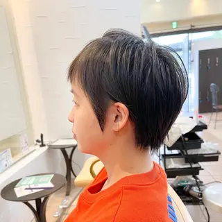 ショート 地毛風ストレート ⚡️下ノ村柊斗⚡️のヘアスタイル