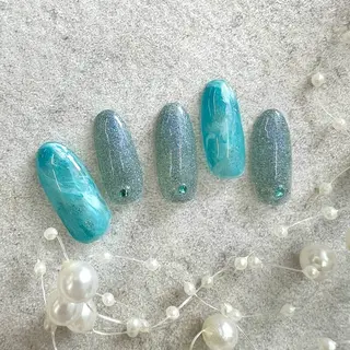 ネイル ⭐︎休業中の練習⭐︎ JNA認定講師髙橋のネイルデザイン